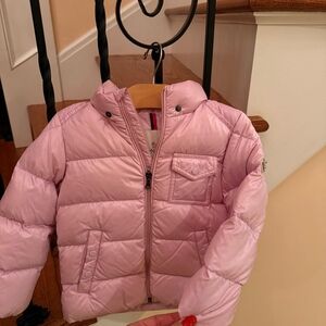 Moncler Light Pink Kids Puffer Jacket